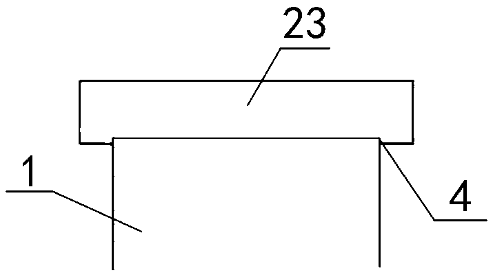 Tool assembly for mortar paving during construction and construction method thereof