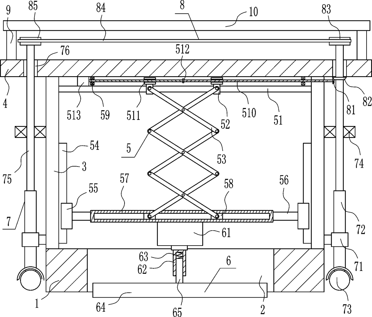 Trowelling device for repairing petroleum asphalt pavement