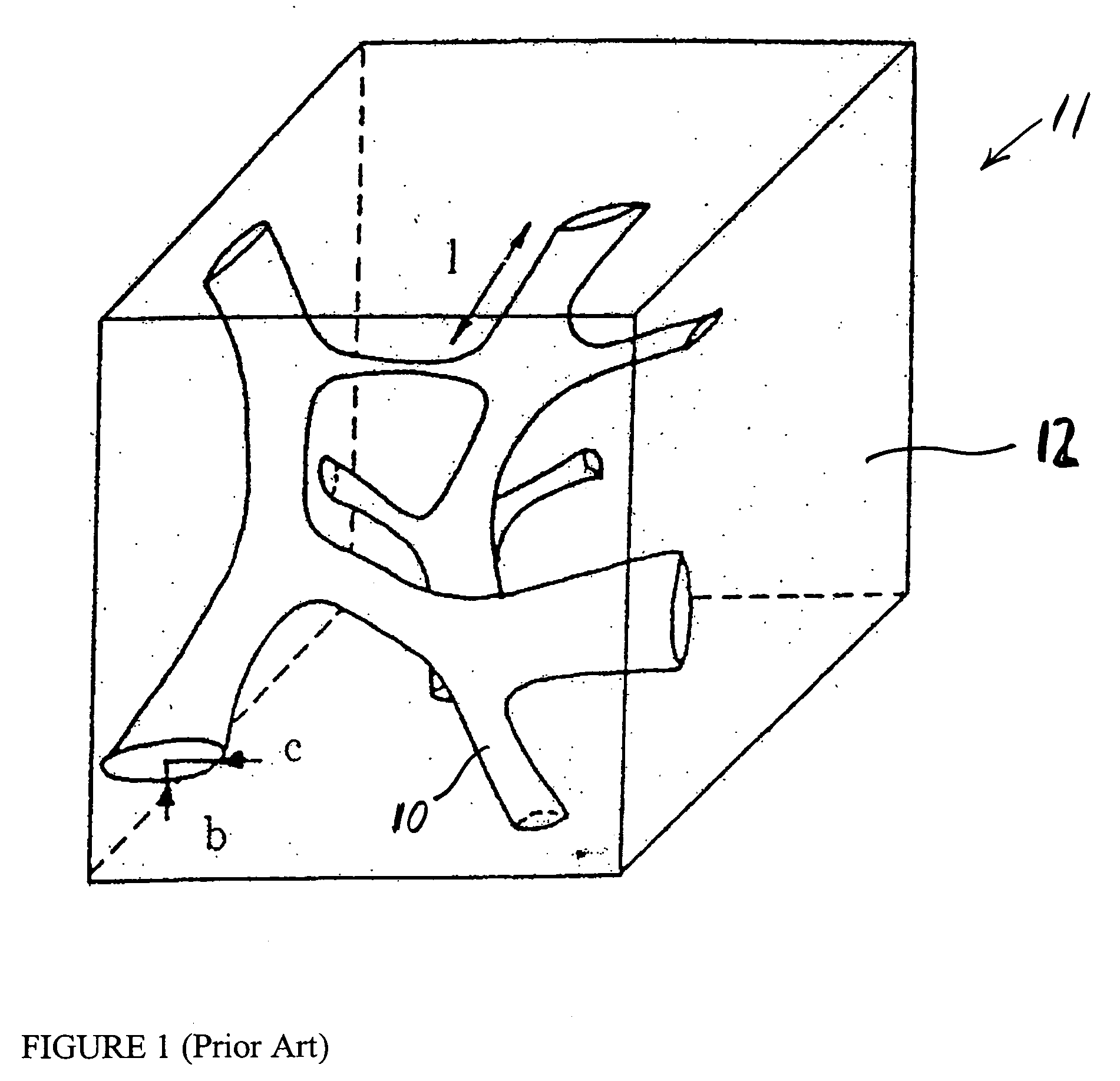 Method for estimating pore structure of porous materials and its application to determining physical properties of the materials