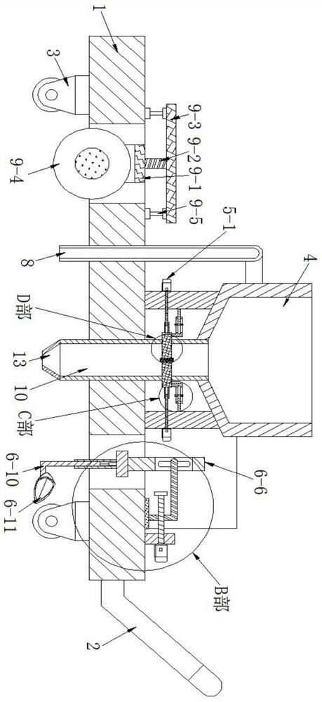 A soil turning and fertilizing equipment