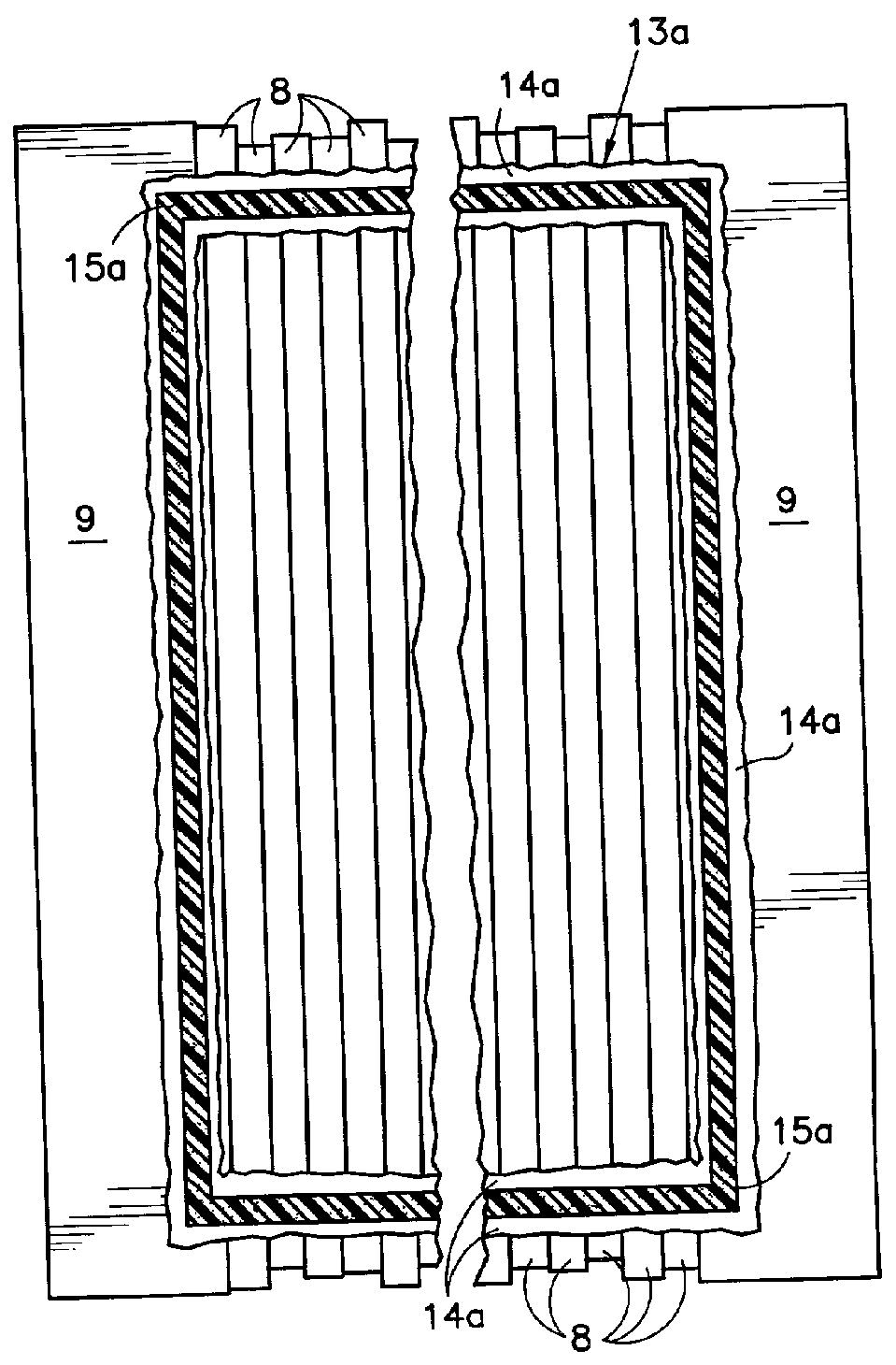 Proton exchange membrane fuel cell external manifold seal