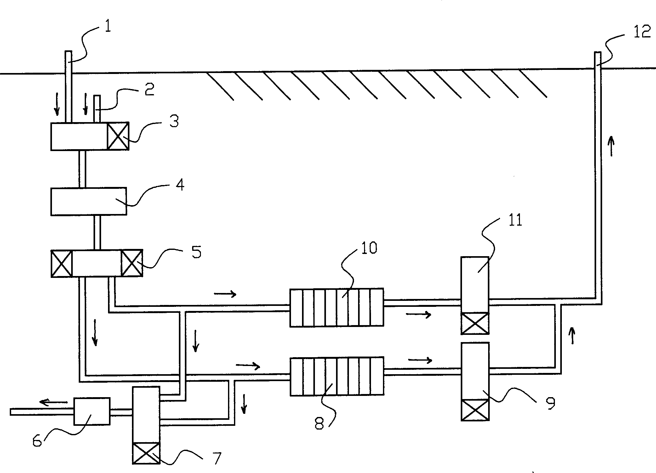 Method for removing indoor CO2 and increasing oxygen and apparatus thereof