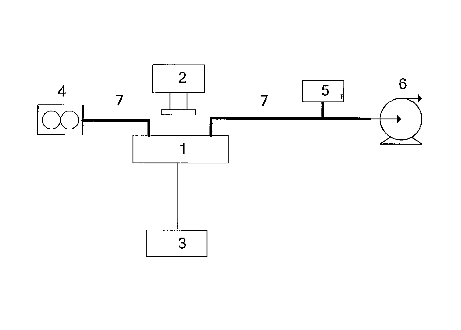 Testing apparatus for testing gas permeability on thickness direction of plastic matrix