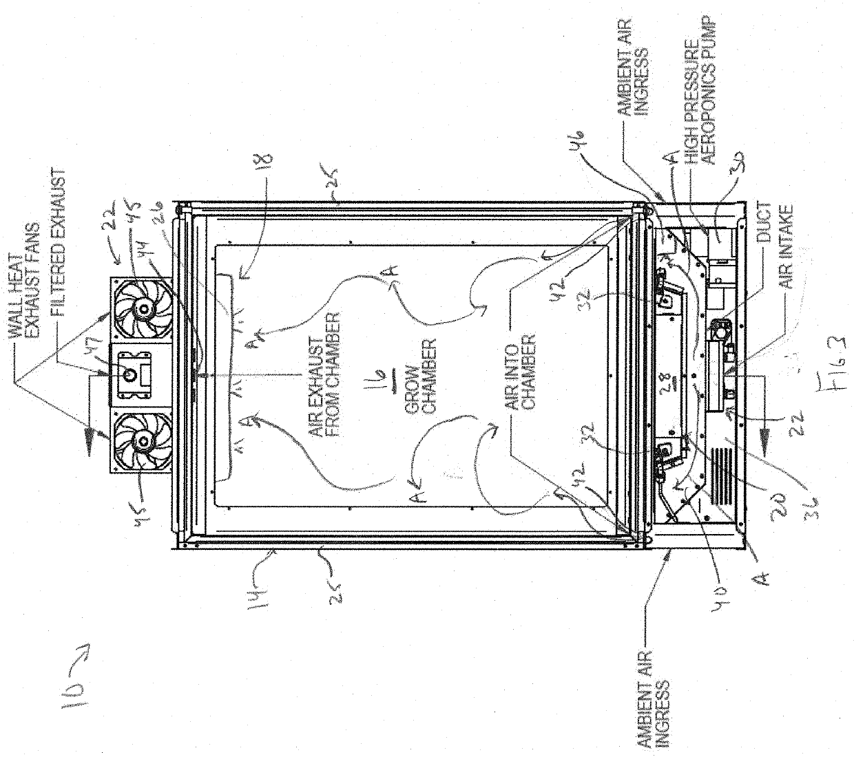 Grow cabinet