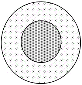 Ternary precursor material with internally dense and externally loose structure primary particle bulk density, anode material and preparation method thereof