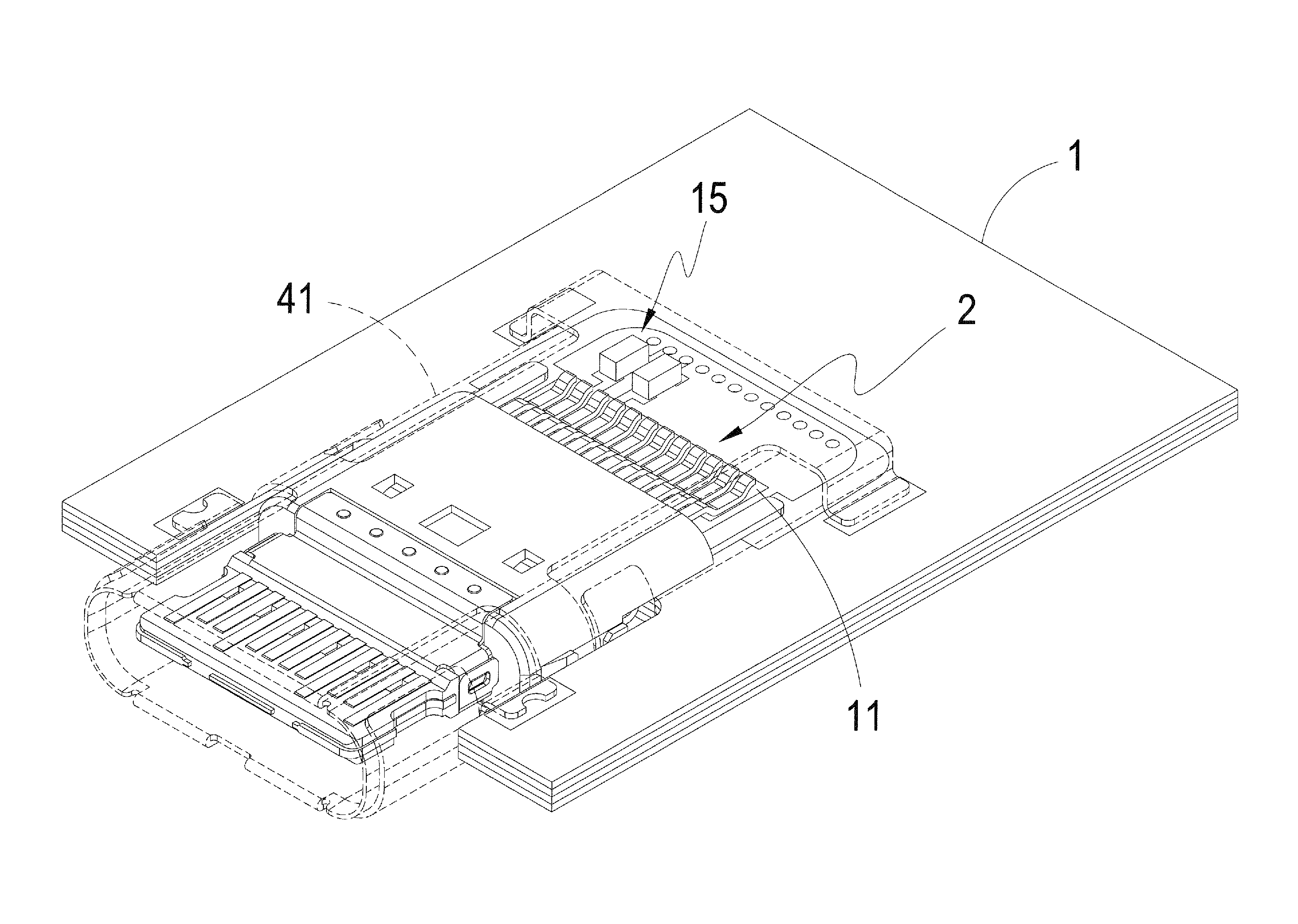 Obversely and reversely pluggable connector structure