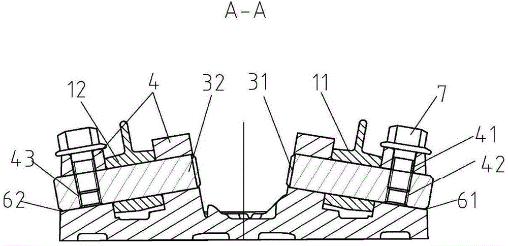 Valve rocker mounting mechanism and gasoline engine thereof