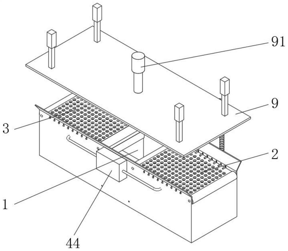 Preparation process of anti-mite and antibacterial fabric