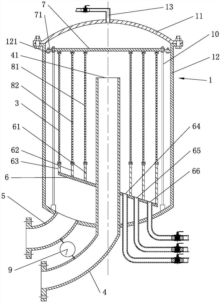 Oil filtering device free of disassembly and washing