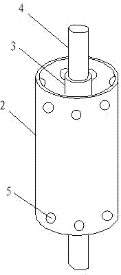 Bone grafting device for tubular bone defect healing