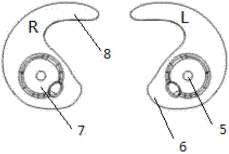 Across-space silent voice-transmitting bone-conducted loudspeaker