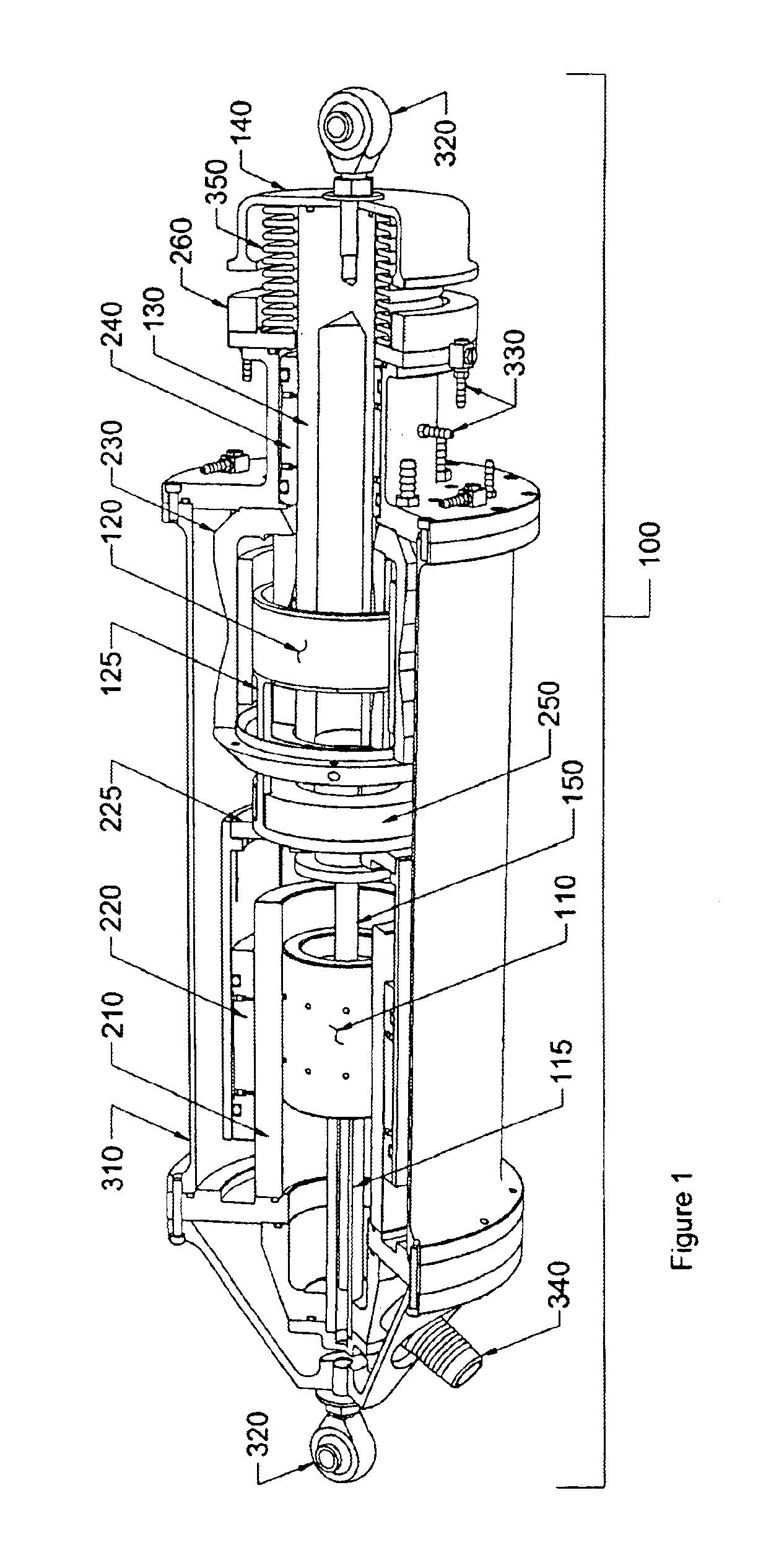 Hybrid pneumatic-magnetic isolator-actuator