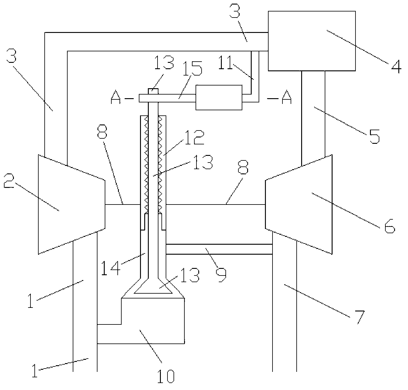 Pneumatic-control valve lift regulating mechanism