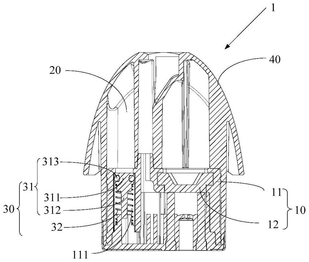 Leakage-proof smoke cartridge and electronic atomization device