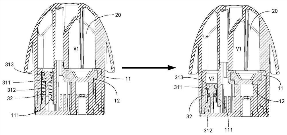 Leakage-proof smoke cartridge and electronic atomization device