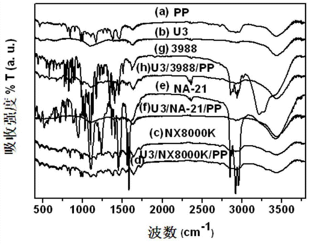 Composite antistatic agent of nucleating agent and polymer, preparation method and application thereof