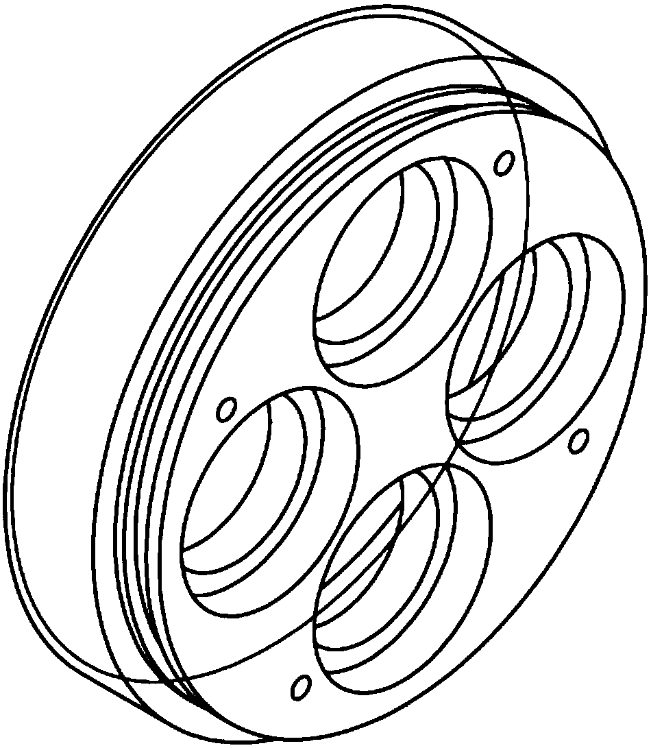 Inter-stage seal structure device of double-pulse solid rocket engine