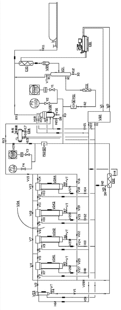 Diversified integrated dyeing device for supercritical carbon dioxide