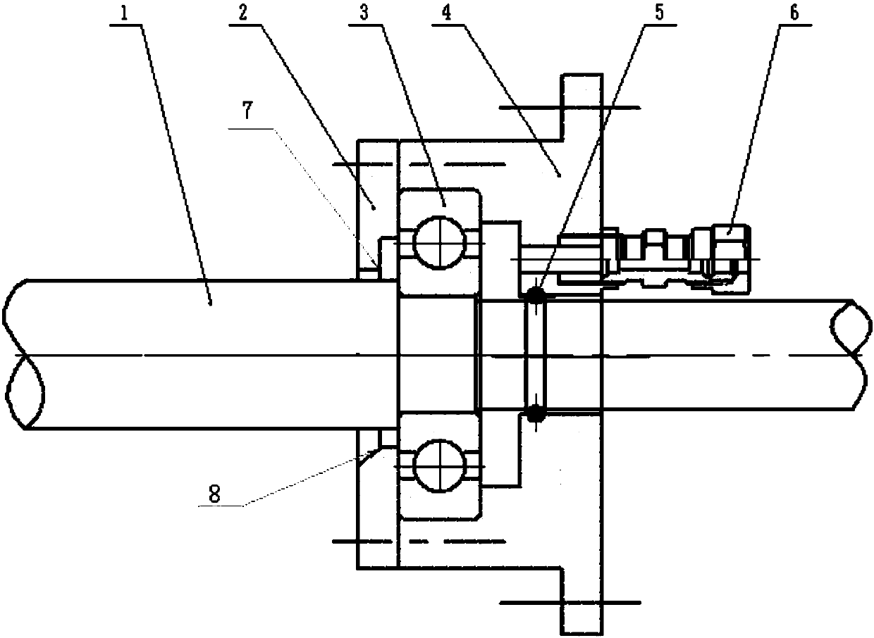 Anti-leakage structure and method of shot blasting machine