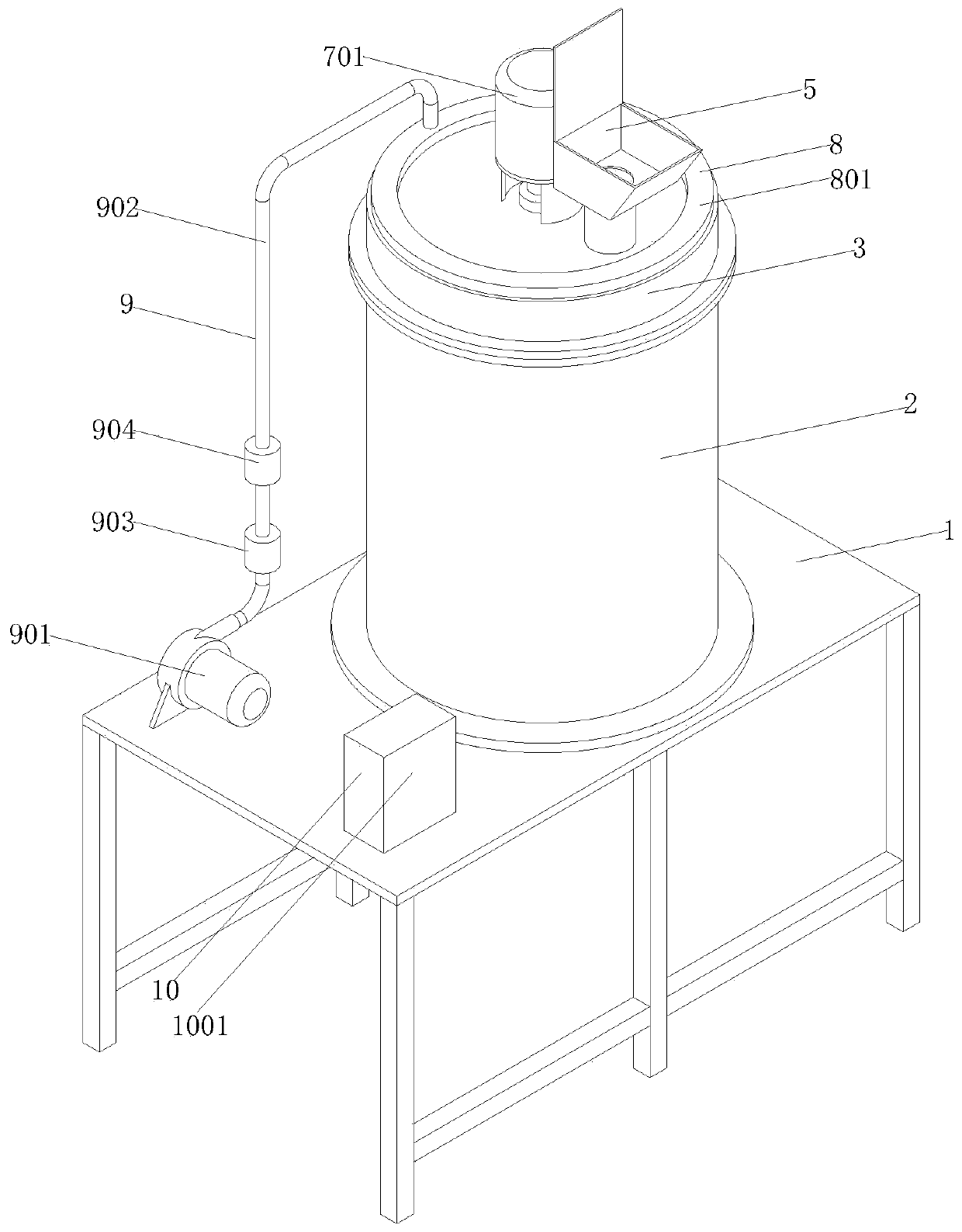 Aerobic fermentation equipment capable of dynamically regulating and controlling substrate moisture-temperature