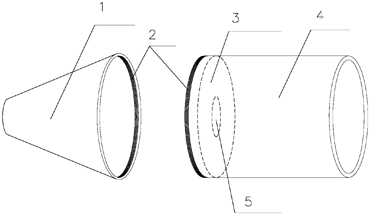 Threading device for prestressed steel beam and threading method for prestressed steel beam