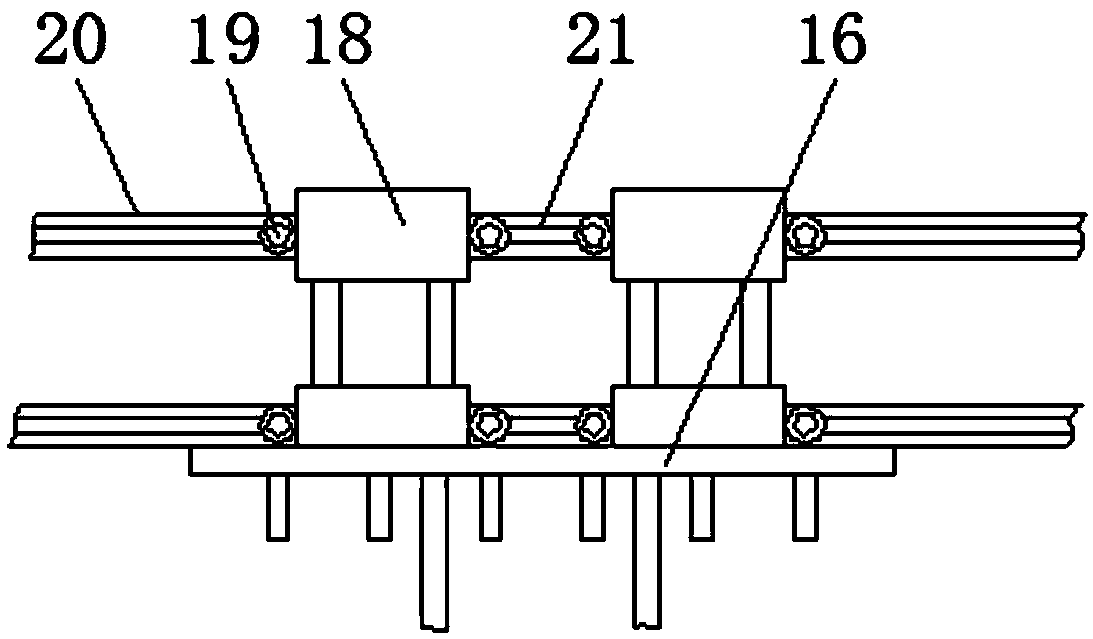 Drilling machining device for synchronously removing cutting scraps