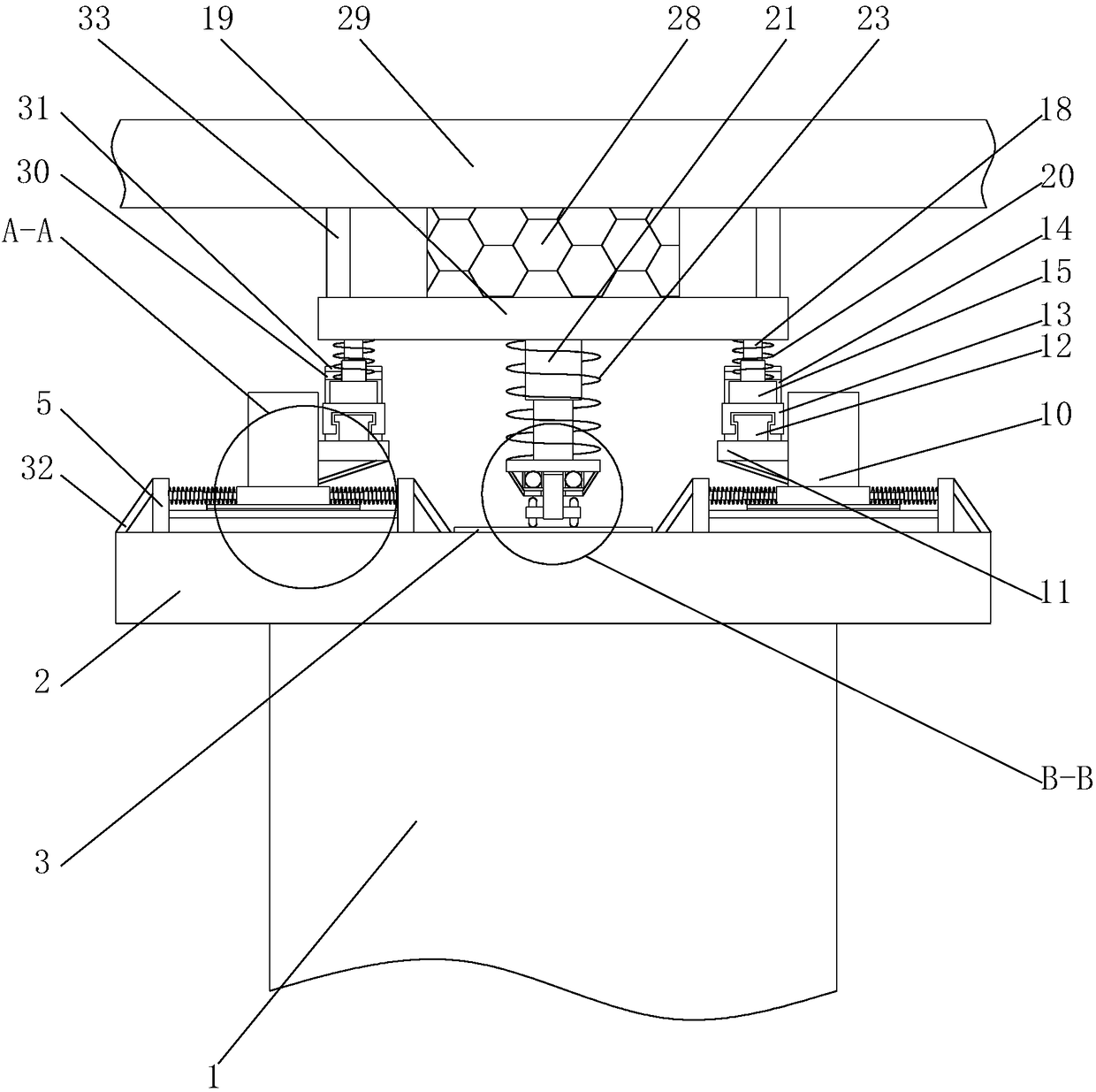 Anti-deformation device for bridge