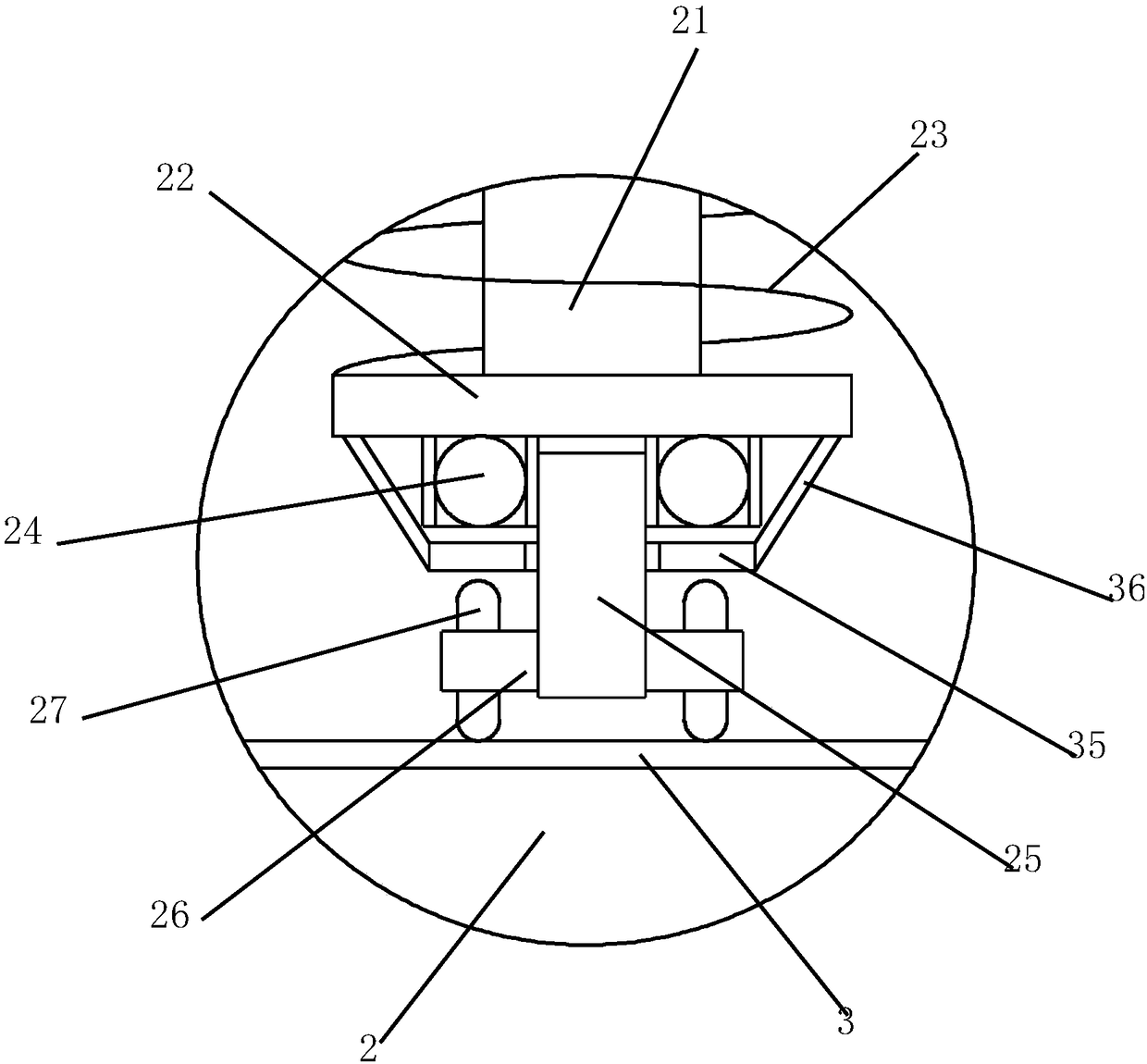 Anti-deformation device for bridge