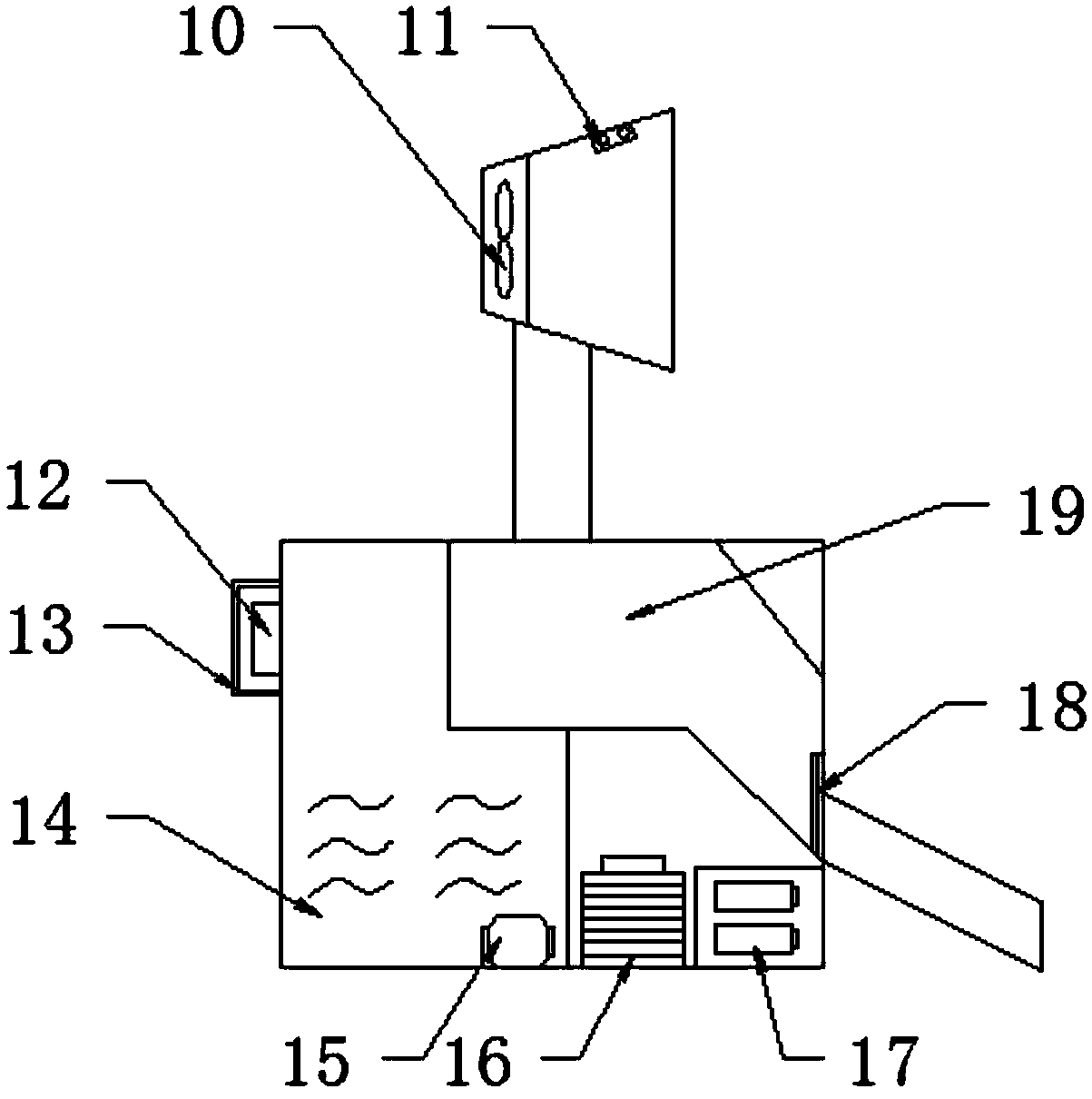 Automatic mechanical dust removal device