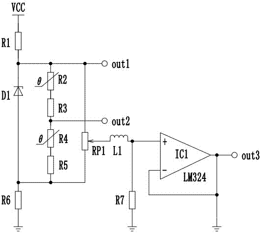 air humidity indicator circuit