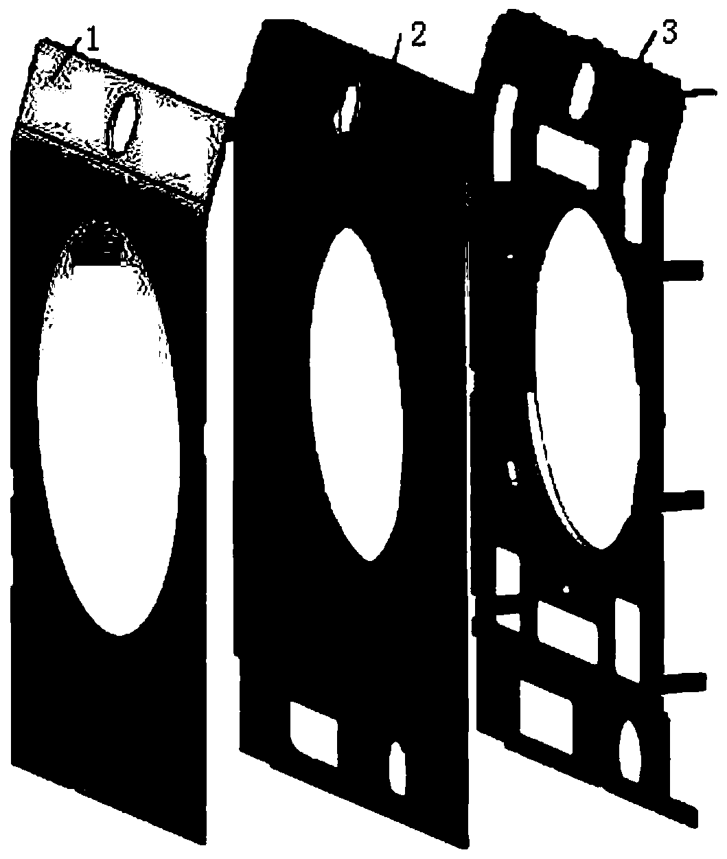 Drum-washing-machine front-cover assembly and preparing method thereof