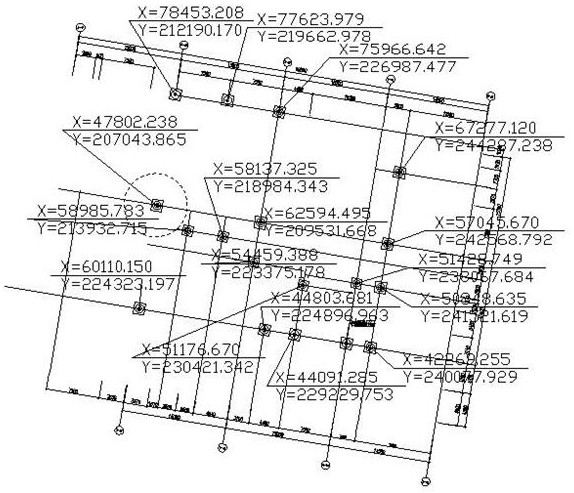 A method for measuring and constructing steel structures in construction engineering