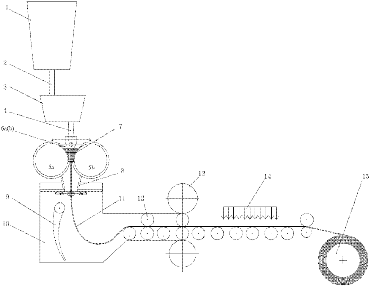 Manufacturing method of thin-strip continuous casting low-carbon micro-alloy steel strip