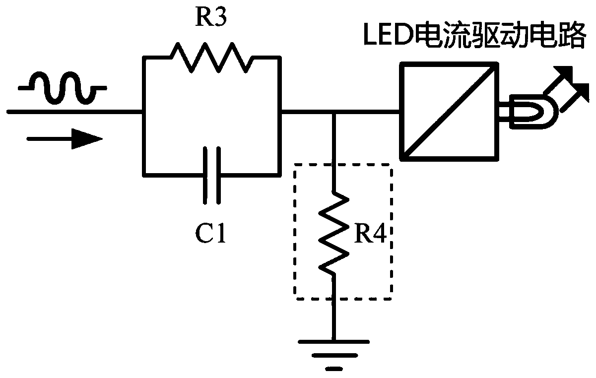 Transmitting system based on visible light communication