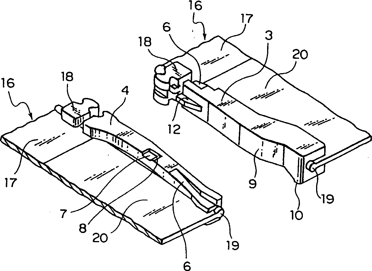 Separable bottom stopper for zipper