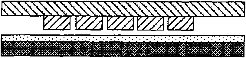 Printing using a structure coated with ultraviolet radiation responsive material