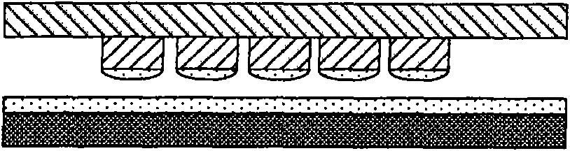 Printing using a structure coated with ultraviolet radiation responsive material