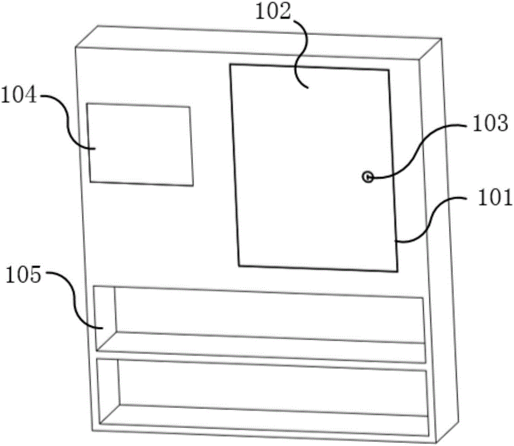 Express cabinet and express cabinet system