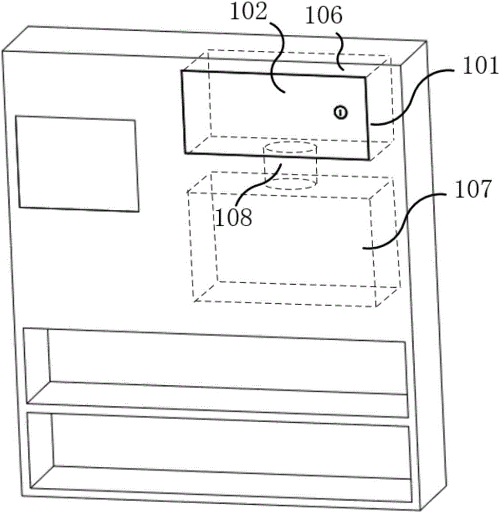 Express cabinet and express cabinet system