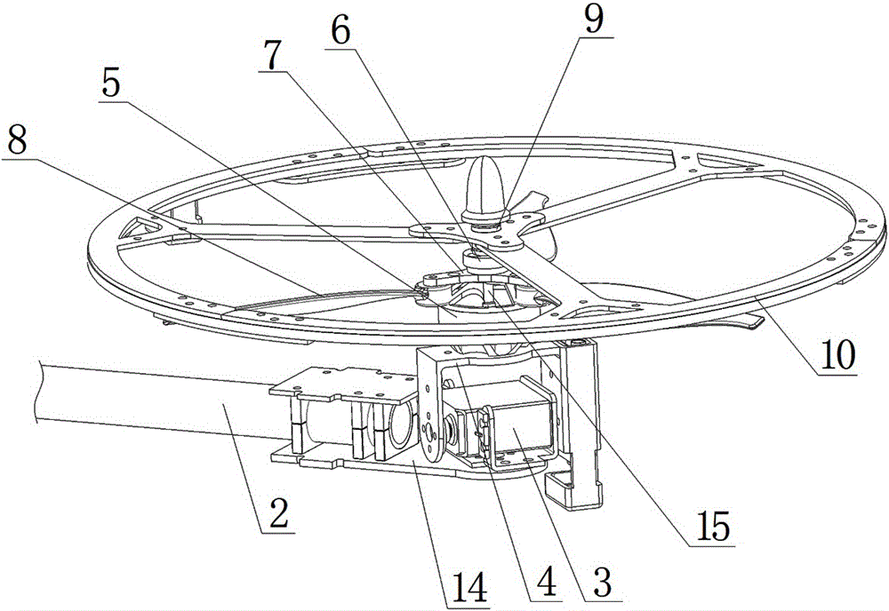 Ground-air amphibious quad-rotor unmanned aerial vehicle