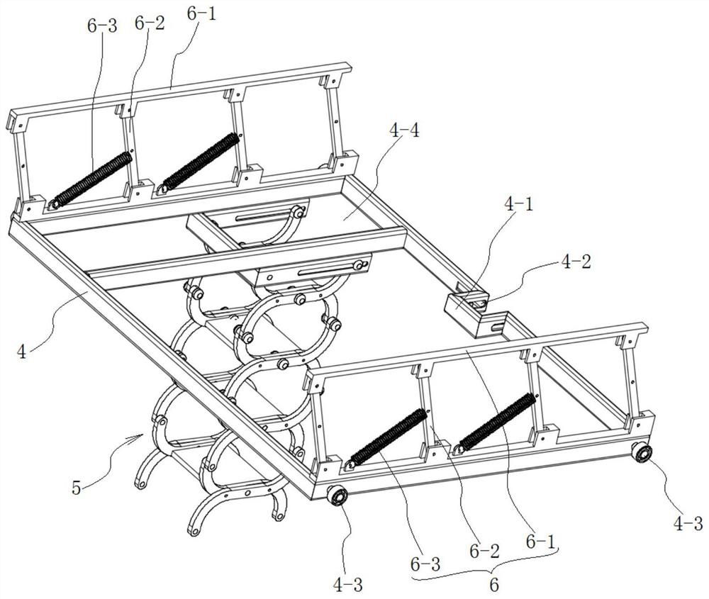 A mechanical folding attic open and close on both sides