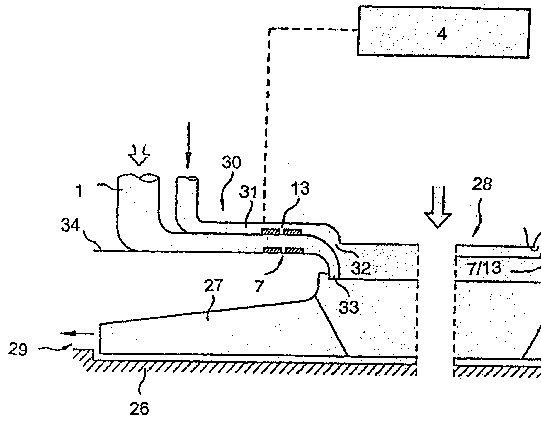 Blower for combustion air