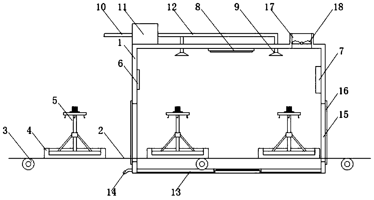 Microwave sterilization equipment for pressed salted duck processing