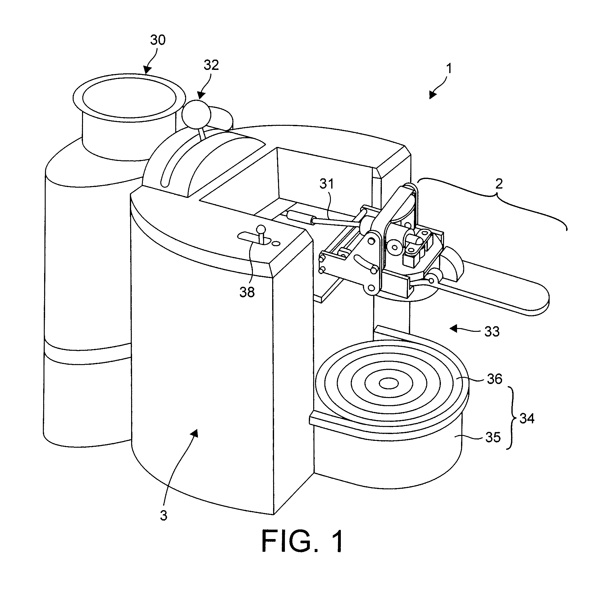 Device for preparing a drink from a capsule by injection of a pressurized fluid and capsule-holder adapted therefore