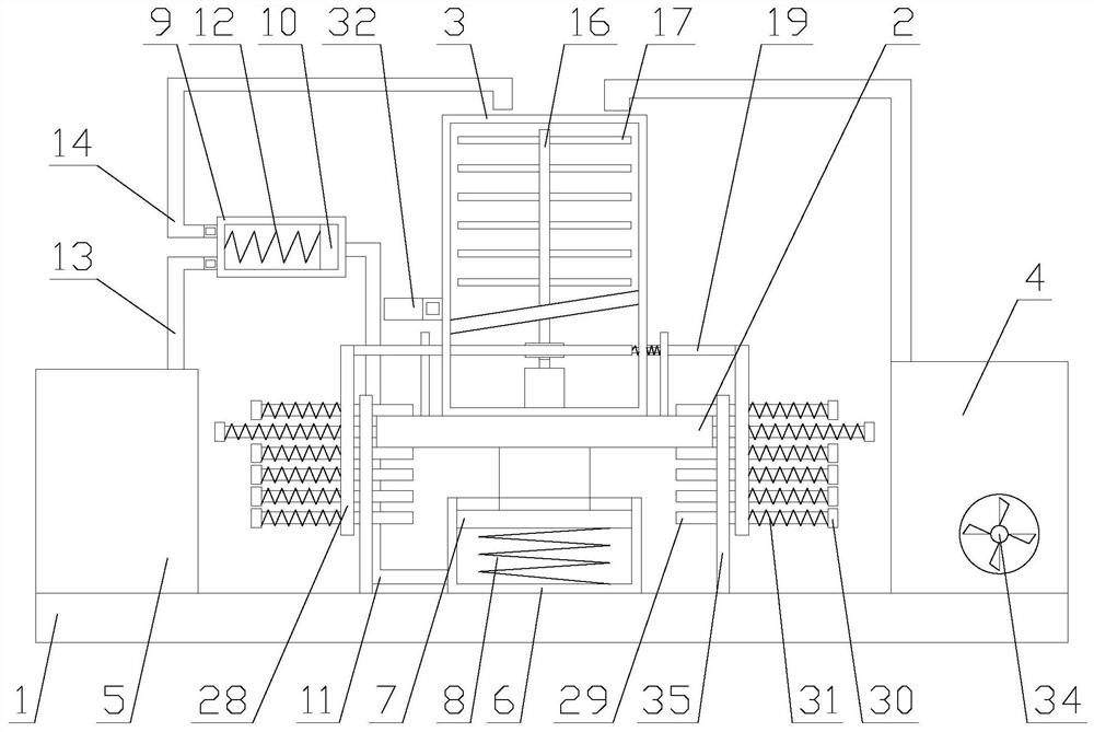 Paint color mixing device with color paste quantifying function