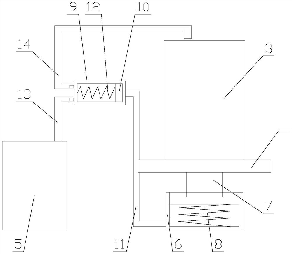 Paint color mixing device with color paste quantifying function