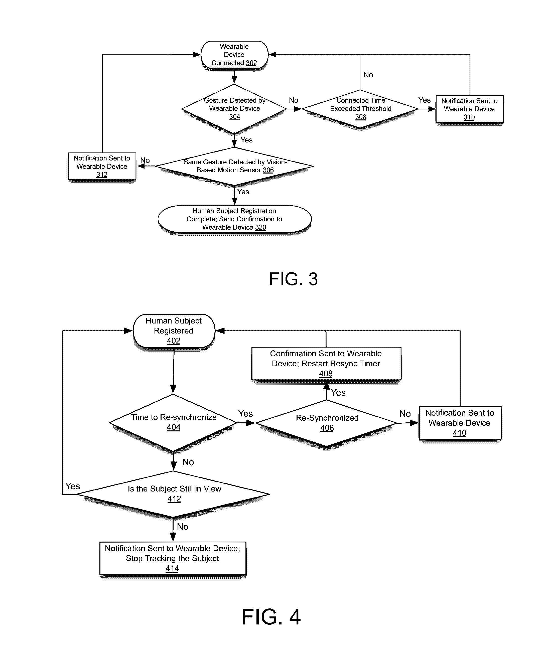 Systems and methods for privacy-aware motion tracking with notification feedback