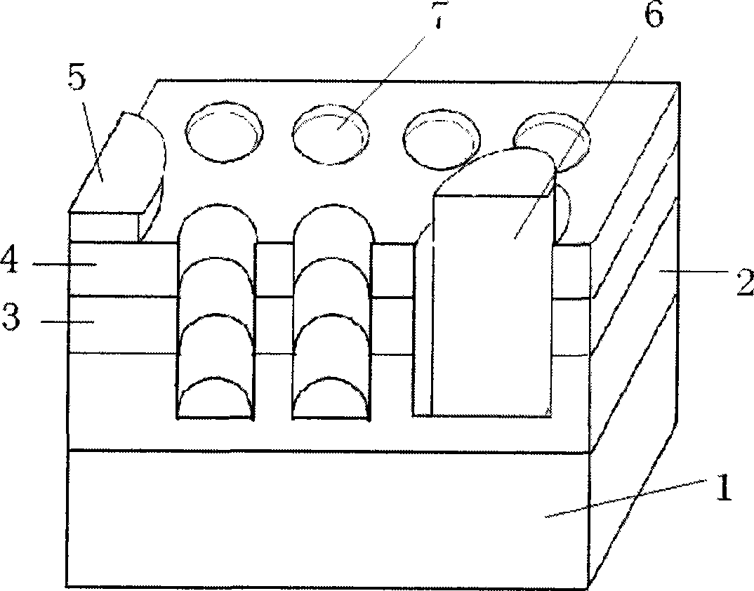 LED chip construction and manufacturing method thereof