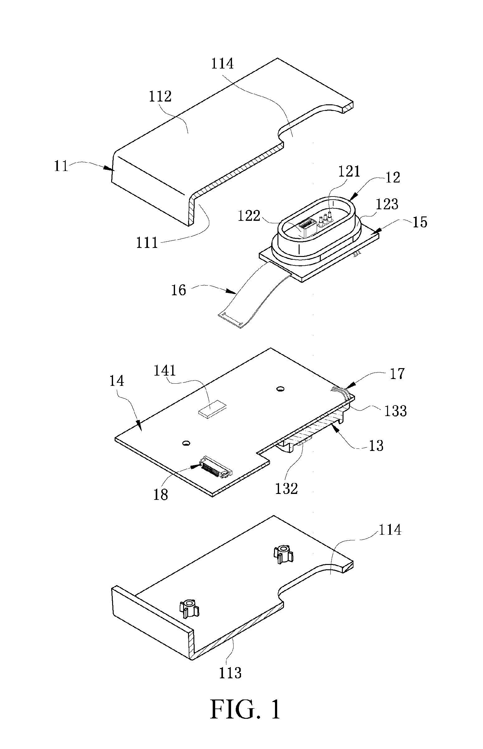 Electronic device and electronic device assembly thereof