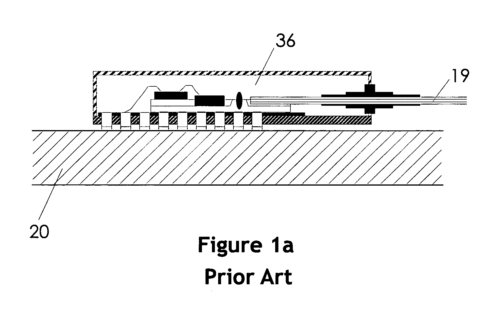 Optically enabled hybrid semiconductor package